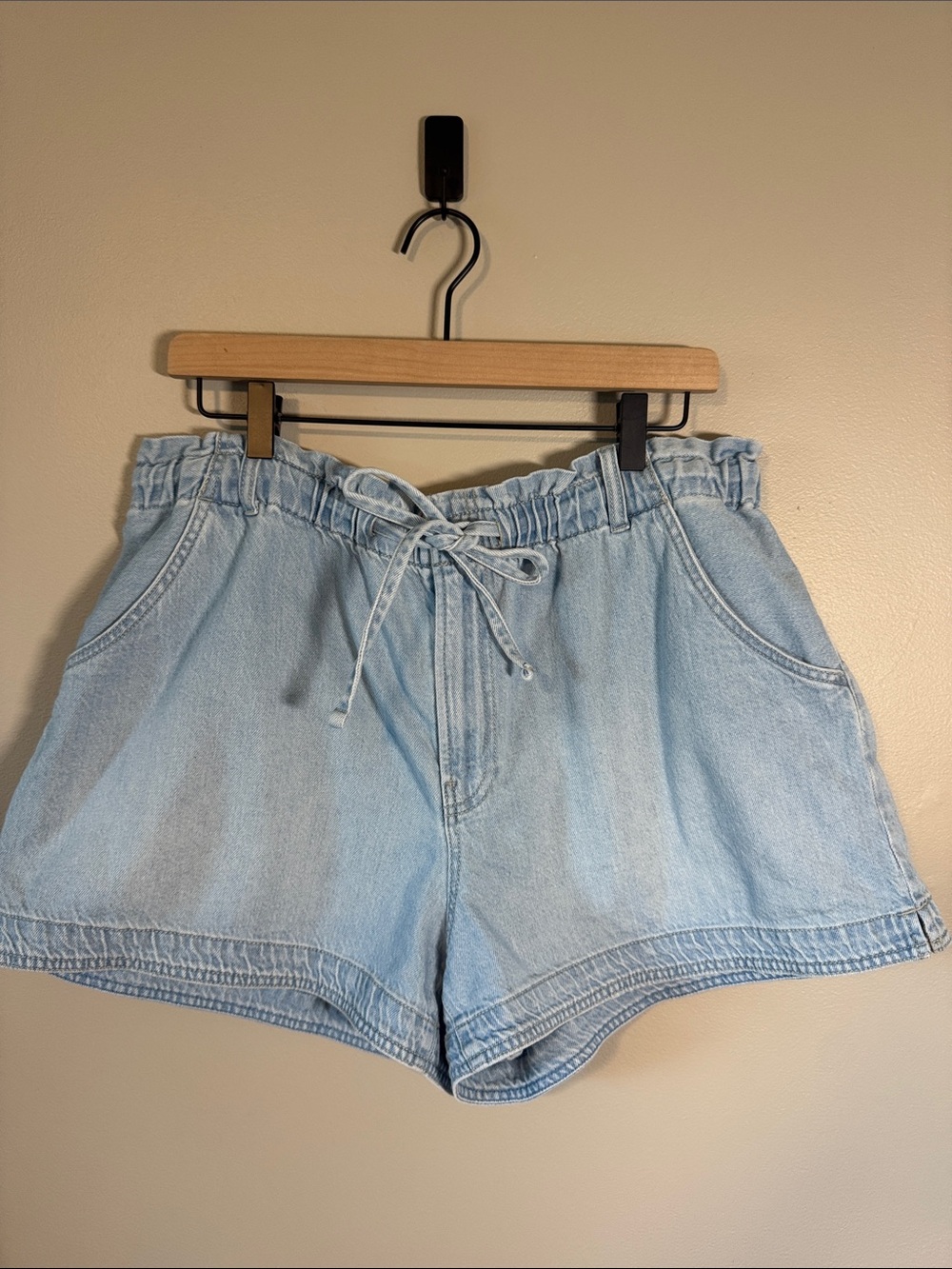 Madewell Tie- Waist Denim Shorts - Picture 4 of 10